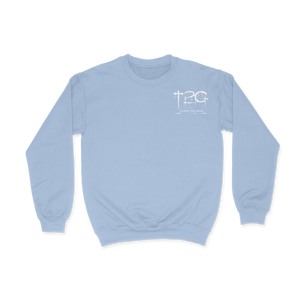 Turn 2 God Baby Blue  Crew Neck