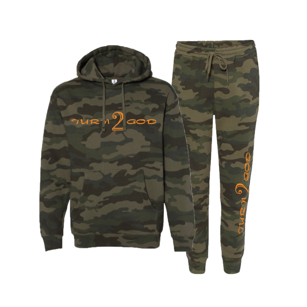 Turn 2 God Camo Sweatsuit Set